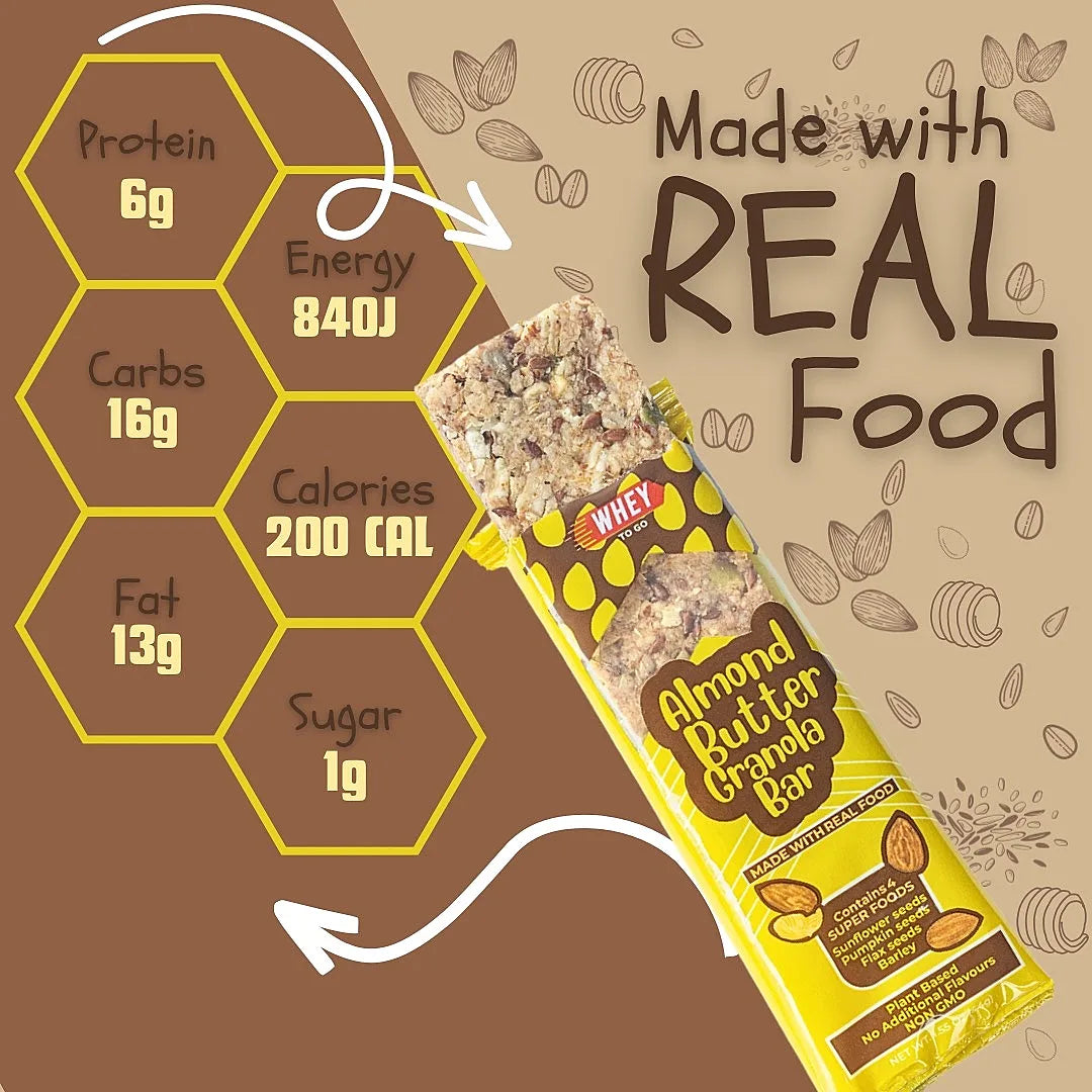 Almond Butter Granola Bar Macros