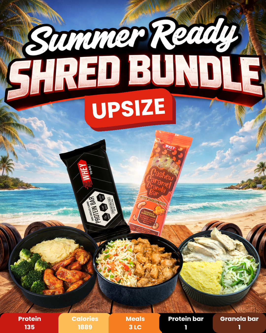 Summer Ready Shred Bundle Upsize - Whey To Go