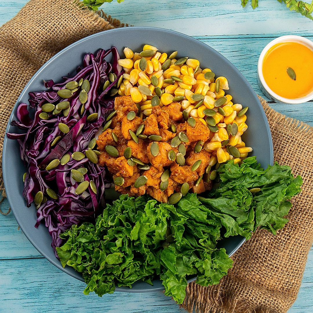 Chipotle Salad, High Protein Meal, WHEY TO GO