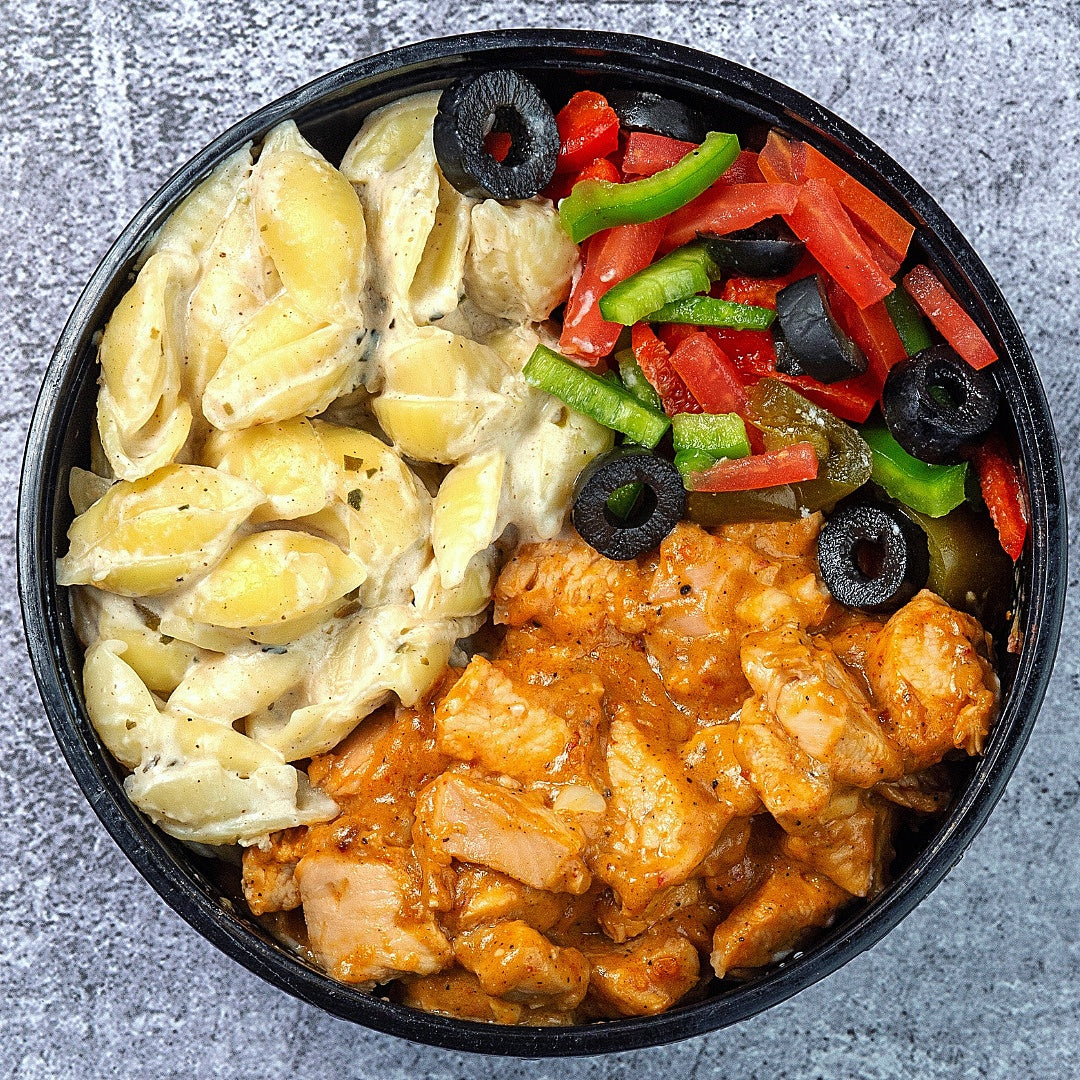 Pizza Pasta, High Protein Meal, WHEY TO GO