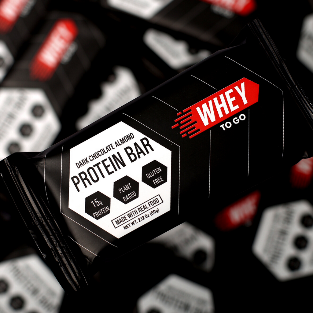 WHEY TO GO Dark chocolate almond Protein bar
