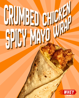 crumbed chicken spicy mayo wrap