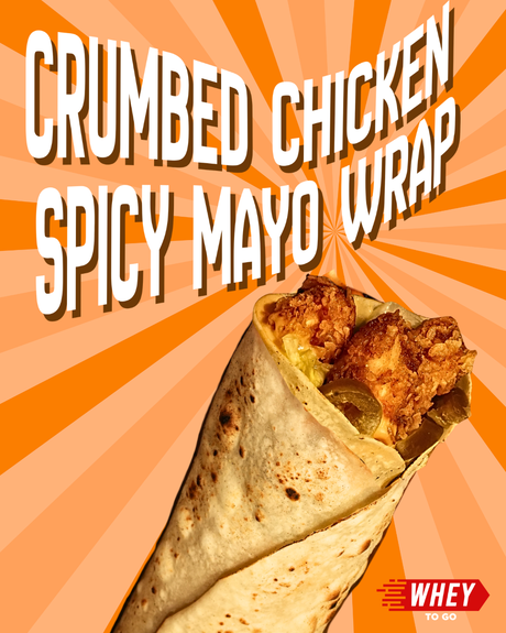 crumbed chicken spicy mayo wrap