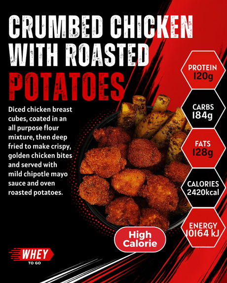 Crumbed-Chicken-With-Roasted-Potatoes-LC-Whey To Go