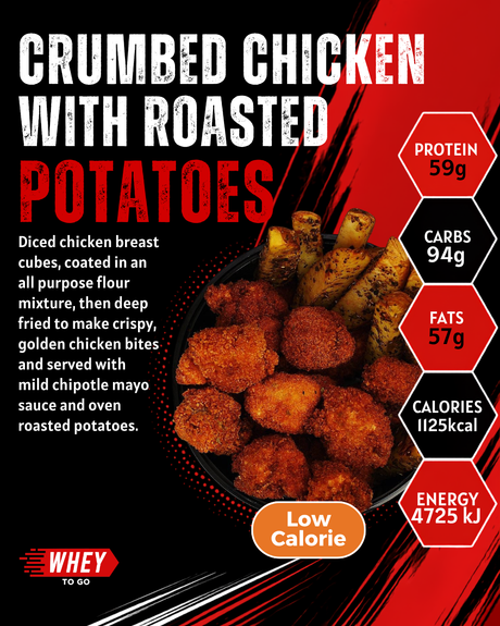 Crumbed-Chicken-With-Roasted-Potatoes-LC-Whey To Go