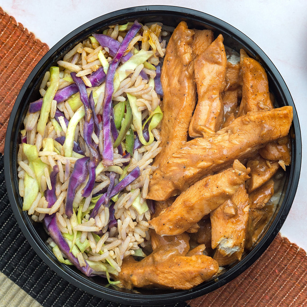 BBQ Chicken Rice Bowl - WHEY TO GO