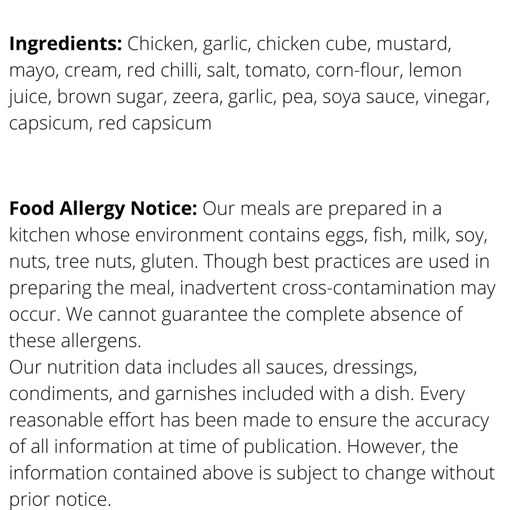 Ingredients - WHEY TO GO