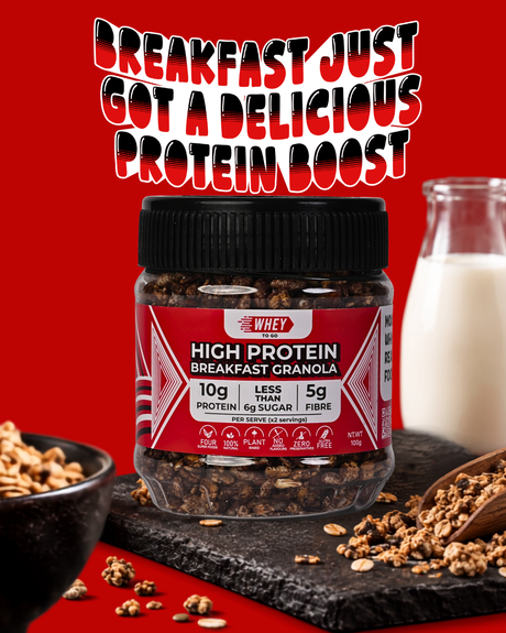 High Protein Breakfast Granola - WHEY TO GO