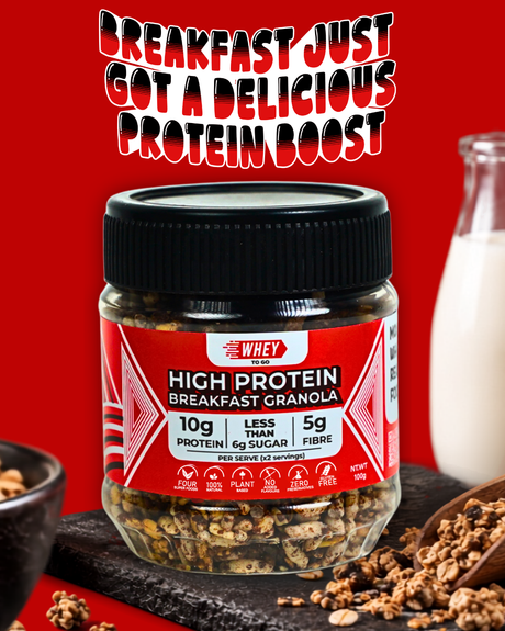 High Protein Breakfast Granola - WHEY TO GO