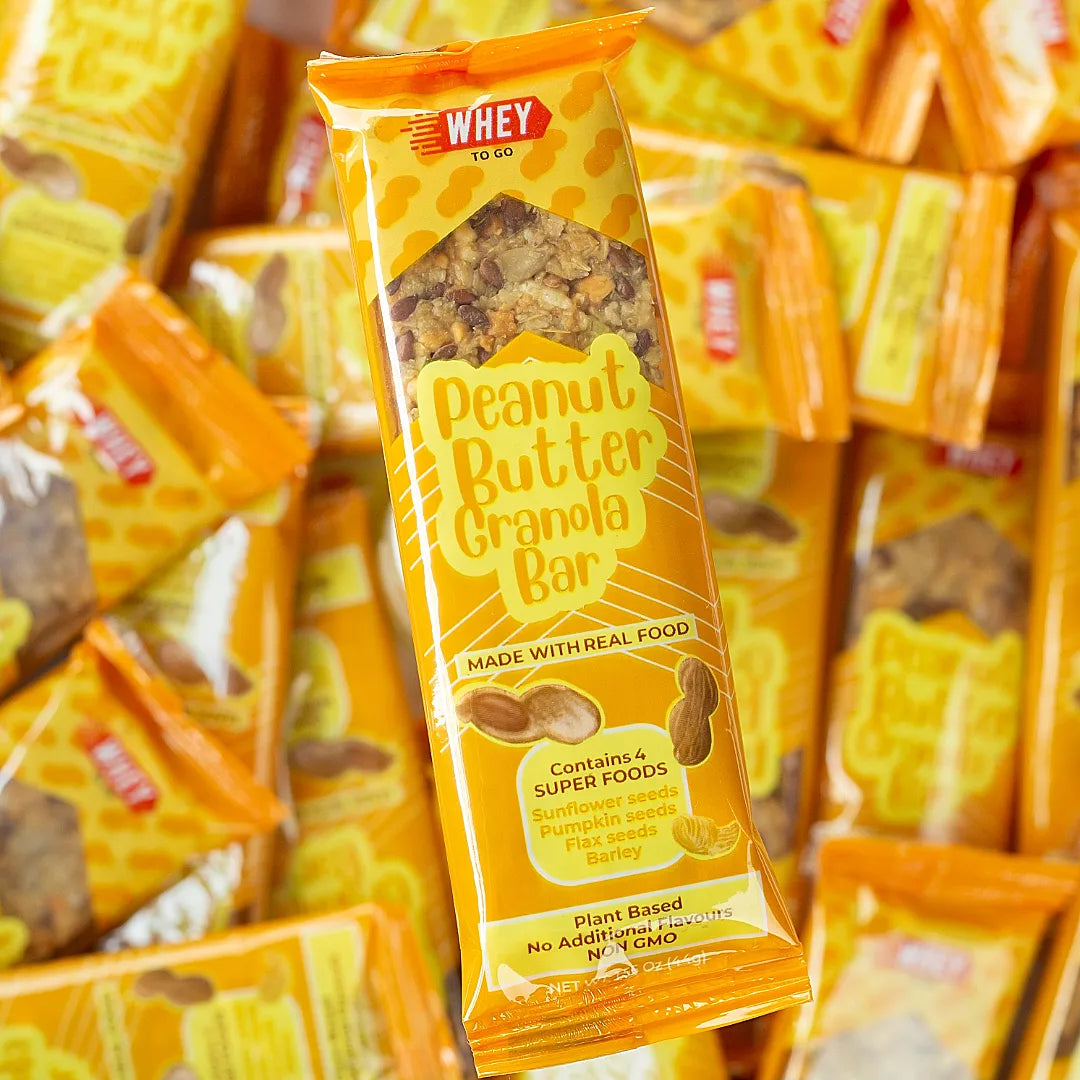Peanut Butter Granola Bar - WHEY TO GO