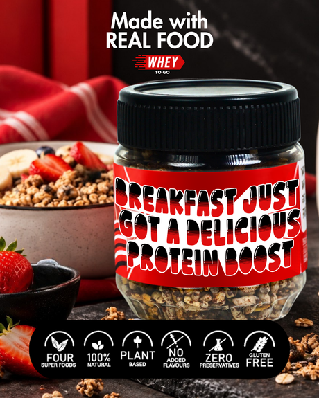 High Protein Breakfast Granola - WHEY TO GO