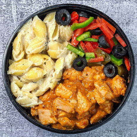 Pizza Pasta, High Protein Meal, WHEY TO GO