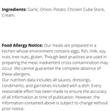 Ingredients 