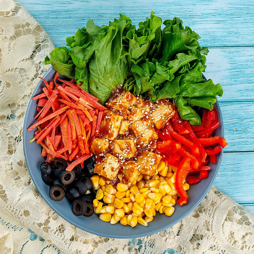 Tofu Salad, WHEY TO GO, High Protein Salad
