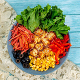 Tofu Salad, WHEY TO GO, High Protein Salad